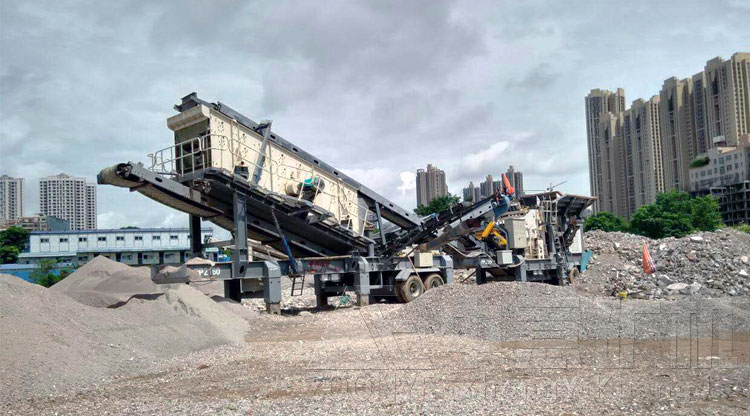移動破碎站現場