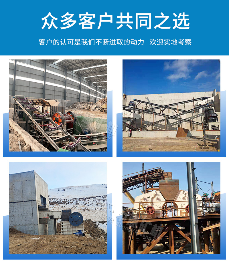 固定式花崗巖石子機現場圖片