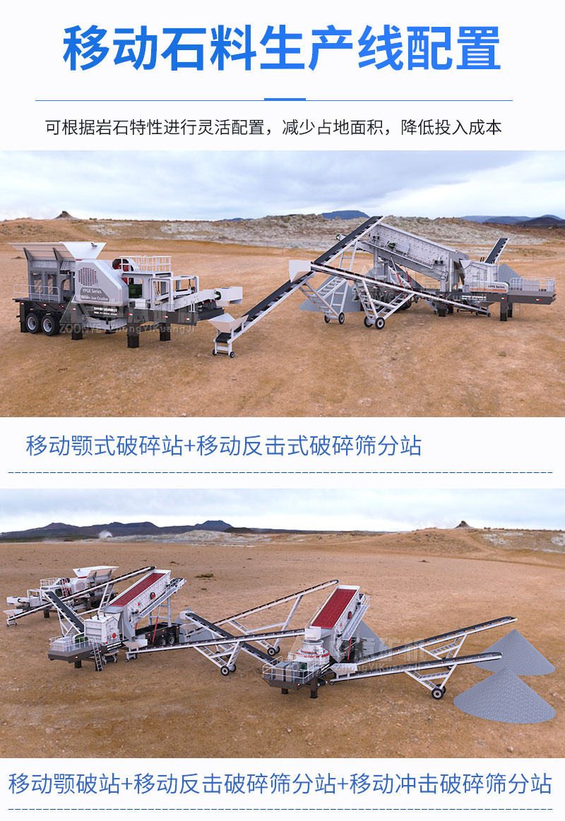 移動石料生產(chǎn)線