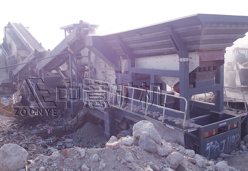 山西大型建筑垃圾再生利用生產線